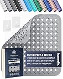 Homerella® Duschmatte rutschfest - 100% BPA frei - Inkl. 2 Haken zum...