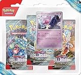 Pokémon-Sammelkartenspiel: 3er-Pack-Blister Karmesin & Purpur –...