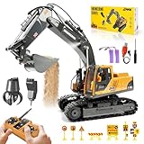 Charmofun 3-in-1 Ferngesteuerter Bagger, 2,4GHz RC Bagger Spielzeug mit...