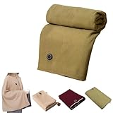 Tragbarer, beheizbarer Schal für Damen, elektrischer USB-Heizponcho mit...