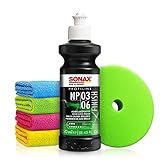 Sonax Profiline NP 03-06 Hochglanzpolitur (250ml) Autopolitur Set -...