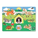 Melissa and Doug Haustiere Holzpuzzle Kinder , Puzzle ab 2 Jahre ,...