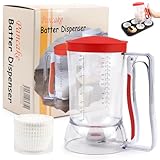 Kuchen Teigportionierer 900ml Teigspender Batter Dispenser Mit Deckel und...