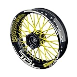 OneWheel Felgenaufkleber Motorrad passend für Supermoto Husqvarna 701...