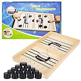 Herefun Hockey Brettspiel Spielzeug, Sling Puck Match-Spiel, 2in1...