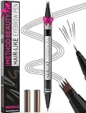 iMethod Microblading Augenbrauenstift - Eyebrow Pencil 2-in-1 Dual-Ended...