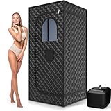 Dampfsauna für zuhause 1 person,portable sauna mit dampferzeuger 3...