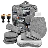 KOOSREEL 11Pcs Auto Reinigungsset, Autowäsche Set Auto Waschen Set mit...