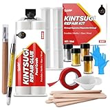 Verbessertes Kintsugi Reparatur Set - Porzellankleber Lebensmittelechter...