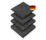 BAUHELD® Terrassenpads 90x90x 6mm [30 Stück] Stabile Bautenschutz-Matte...