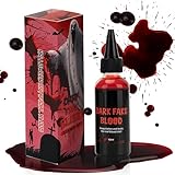 Premium Kunstblut 60ml I Kunstblut-Gel, Halloween-Kunstblut, realistisches,...