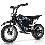 EVERCROSS EV13M Kinder-Elektromotorrad mit 12“ Breiten Reifen, 8/16KM/H...