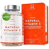 Vitamin C Hochdosiert Vegan - Acerola Vitamin C 1000mg pro Tagesdosis (2...