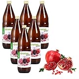 Mynatura Granatapfelsaft 100% Direktsaft naturtrüb I 6 L I Muttersaft I...