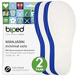 biped minimal sole MANJARIN - 2 Paar Einlegesohlen für Minimal- &...