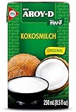 Aroy-D Kokosnussmilch – Kokosmilch zum Kochen und Backen – Ideal für...