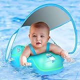 LAYCOL Schwimmring Baby mit Abnehmbarem Sonnendach, Baby Float Aufblasbare...