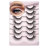 Onlyall Lashes Mink False Eyelashes Natürliche Wispy Wimpern Weiche...