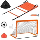 comeder Fussballtore für Garten Kinder mit Fußball Trainingsset, Indoor...