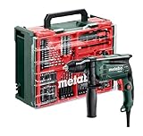 metabo Schlagbohrmaschine SBE 650 Set - 650 W, 10 Nm, inkl. 78-tlg....