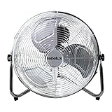 Senelux Bodenventilator - Chrome Gym Fan 30,5 cm Elektrischer tragbarer...