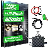 1000W Balkonkraftwerk Bifazial Komplettset Photovoltaik Solaranlage mit...