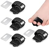 4 Stück Hammerzehen Korrektoren, Hallux Valgus Korrektur, Zehenschiene...