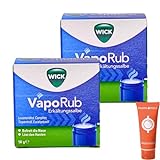 Wick VapoRub Erkältungssalbe, 2x 50 g I zur Anwendung auf der Haut und zur...