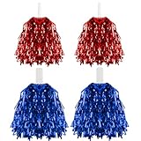 4 Stück Cheerleader Pompoms Cheerleading Pom Poms Cheerleading Pompons,...