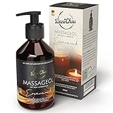 DaniChou® Massageöl Erwärmend 250ml - Mit Sojaöl & Mandelöl - Direkt...