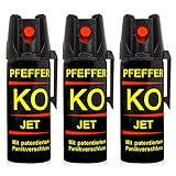 Pfefferspray KO Jet Hundeabwehr Verteidigungsspray 50 ml Abwehrspray Pepper...