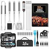 AISITIN 25er BBQ Grillbesteck Tool Set, Grill Zubehör Geschenk für...