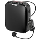 TONOR Sprachverstärker Tragbar, Wiederaufladbarer Mini Stimmverstärker...