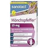 sanotact Mönchspfeffer (60 Tabletten) • Hochdosiert mit 15mg...