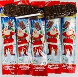 30x 15g OYOY Weihnachtsmann Schokolollies am Stiel aus Vollmilchschokolade...