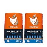 HEIZFUXX Holzpellets Blue Heizpellets Weichholz Wood Pellet Öko Energie...