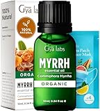 Gya Labs Myrrhe ätherisches Öl Bio für die Haut - 100% reine und...
