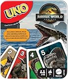 Mattel Games UNO Jurassic World Rebirth-Kartenspiel in einer Sammeldose...