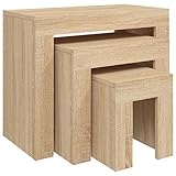 HETFTJN Kleines Tischchen Couchtisch Klein Beistelltische Coffee Table...