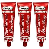 Univer Paprikacreme scharf 3er Pack (3x160g) Tube - Original Ungarische...
