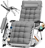 KESSER® Sonnenliege Liegestuhl Klappbar & Wetterfest, Gartenstuhl...