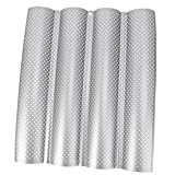 IMIKEYA Wellenförmiges Baguette Blech aus Langlebigem Material Antihaft...