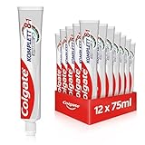 Colgate Zahnpasta Komplett 8 in 1 12x75 ml | Für natürlich weiße Zähne...