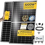 EPP.Solar® 1000W Balkonkraftwerk 800W komplett Steckdose - Solaranlage...