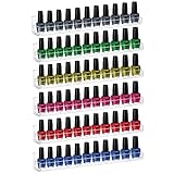 LileZbox Nagellack Regal 6 Pcs, unsichtbares Bücherregal, Nagellack...