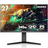 KOORUI Gaming Monitor 27 Zoll - WQHD Bildschirm PC, 240Hz, 1ms,...