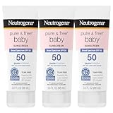 Neutrogena Pure & Free Baby Mineral Sonnencreme Breites Spektrum LSF 50, 3...