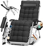 KESSER® Sonnenliege Liegestuhl Klappbar & Wetterfest, Gartenstuhl...