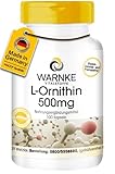 L-Ornithin Kapseln - 500mg L-Ornithin pro Kapsel - 100 Kapseln -...