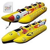 SPINERA Rocket 2 | 3 | 4 – Towable Banana Tube für 2–4 Personen –...